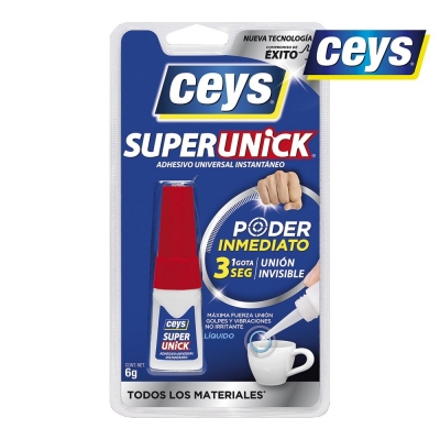 Pegamento adhesivo de cianocrilato SuperUnick de Ceys