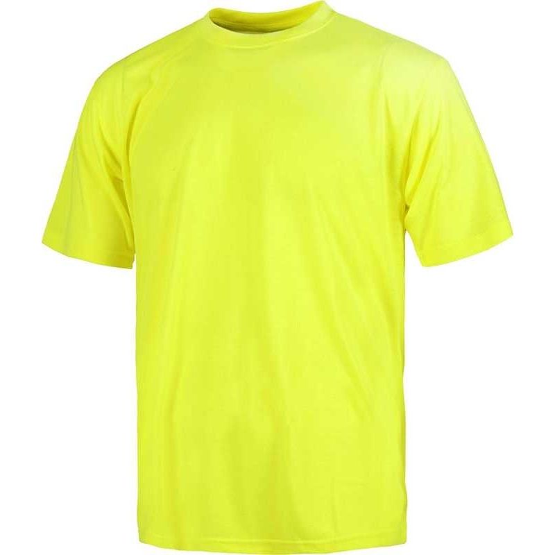 Camiseta de Trabajo Amarillo Alta Visibilidad C6010 Workteam