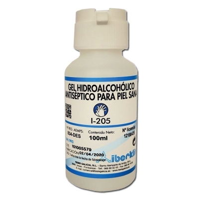 Gel Hidroalcohólico Desinfectante para Manos I-205