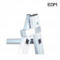 Escalera de aluminio profesional transformable de 3 tramos y 9 peldaños