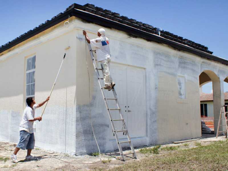 Pintar una fachada
